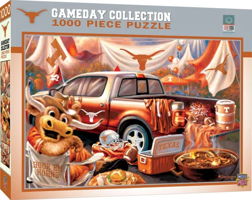 Vista 27 de MasterPieces Rompecabezas de 1000 piezas para adultos, NCAA de Texas A&M Aggies Gameday de 19.25 x 26.75 pulgadas