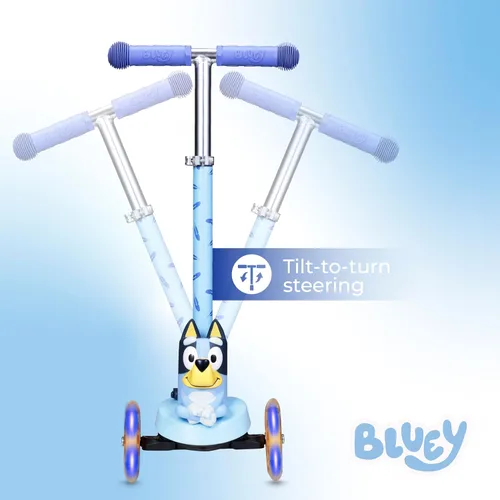 Vista 7 de Kick Scooter for Kids, 3 Wheel Self Balancing, Light Up LED Wheels