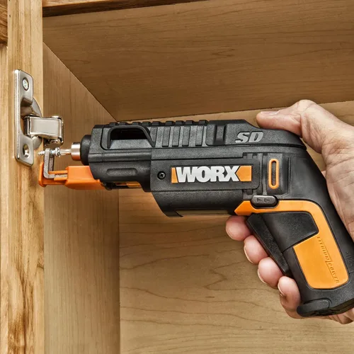 Vista 7 de WORX Destornillador inalámbrico, juego de 4 V y 6 bits con soporte