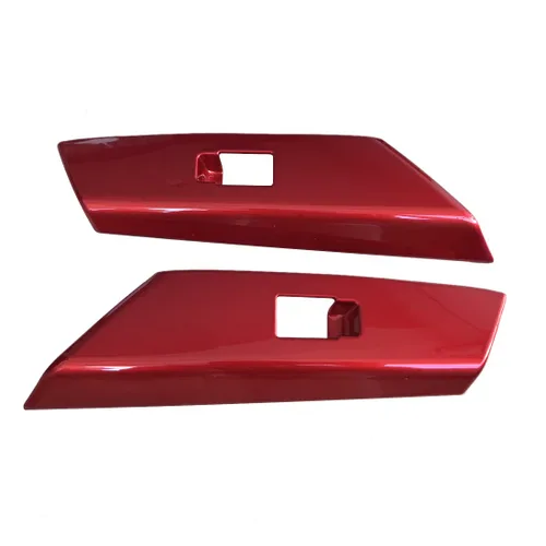 Vista 7 de ruihe 4 unids coche puerta ventana control panel cubierta ajuste para Toyota RAV4 2013 2014 2015 2016 2017 2018 versión norteamericana