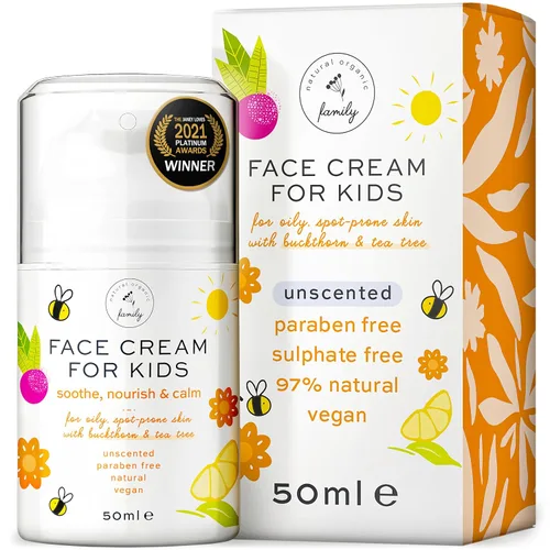 Vista 11 de Crema Facial Hidratante Suave para Niños y Preadolescentes – Nutritiva y Calmante para Todo Tipo de Piel – Ingredientes Naturales: Ácido Hialurónico