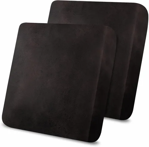 Vista 45 de Fundas de cojín tipo cuero para sofá, juego de fundas protectoras de muebles para sillón seccional, sofá biplaza de tela de elastano elástica