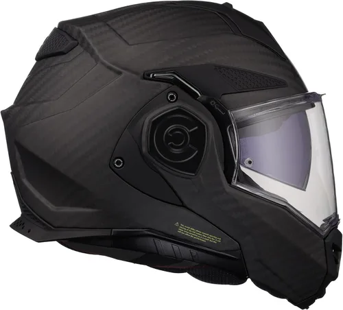 Vista 6 de Casco modular LS2 Helmets Advant X de fibra de carbono con Bluetooth Cardo 4X integrado