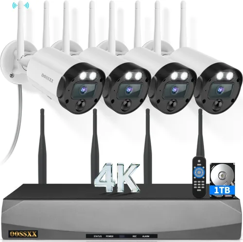 Vista 15 de (2026 Update) 5MP Wireless WiFi Outdoor Security Camera System with Dual Antenna Cameras, 55% Stronger Signal, 130° Wide Angle, 2-Way Audio, No