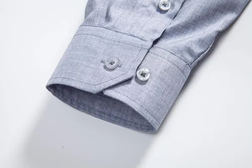 Vista 6 de VANCOOG Camisas de manga larga para hombre, casuales, elegantes y elegantes