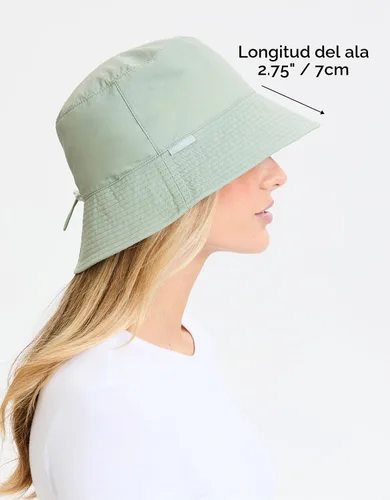 Vista 2 de Solbari Sombrero de pescador unisex Bondi UPF 50+ Verde salvia