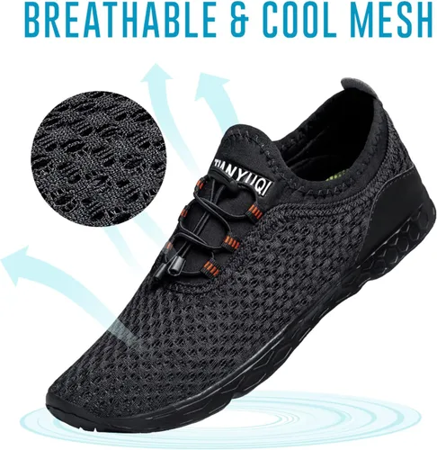 Vista 3 de Belilent - Zapatos livianos de secado rápido para deportes acuáticos, para hombre y mujer, para el aire libre, la playa y la alberca