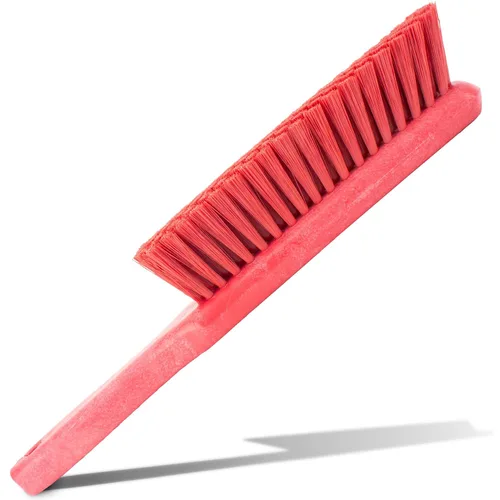 Vista 7 de SPARTA Cepillo suave de 8 pulgadas con cerdas de poliéster y mango de 5 pulgadas, escoba de mano codificada por colores para mesas, encimeras y Negro