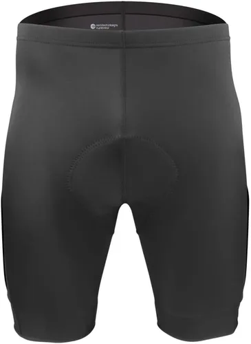 Vista 2 de Pantalones cortos de ciclismo acolchados todo el día para hombre Bolsillos laterales reflectantes de malla Fabricado en Estados Unidos