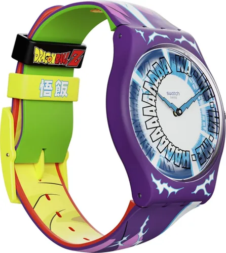 Vista 6 de Swatch Reloj de cuarzo Gent Gohan X, Morado