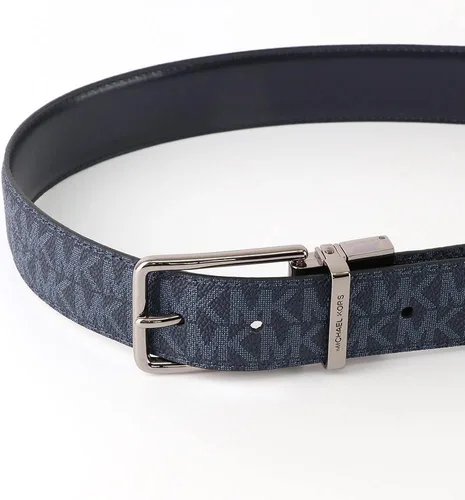 Vista 4 de Michael Kors Cinturón de vestir reversible de piel de PVC para hombre