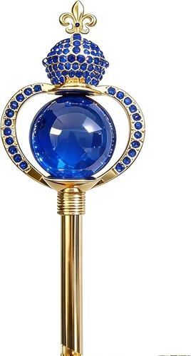 Vista 7 de Queen Scepter - Varita de princesa rubí incrustada para concurso de boda Púrpura