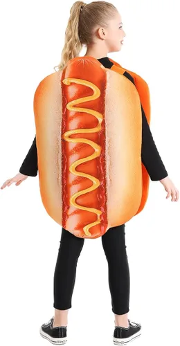 Vista 5 de Seasons Disfraz de perro caliente de Halloween para niños, talla única