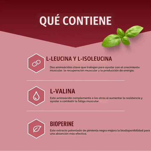 Vista 2 de Approved Science Suplemento BCAA - 60 tabletas - 2400 mg - Aumenta el rendimiento y mejora el desarrollo muscular - L-leucina, L-isoleucina