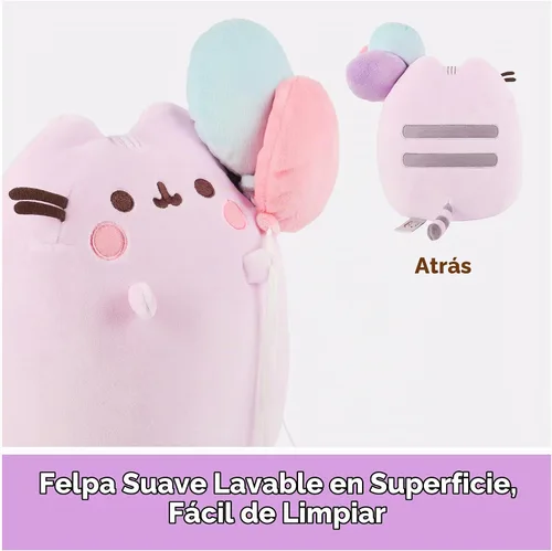 Vista 4 de GUND Pusheen - Juguete de peluche Squisheen de edición especial para el 15º