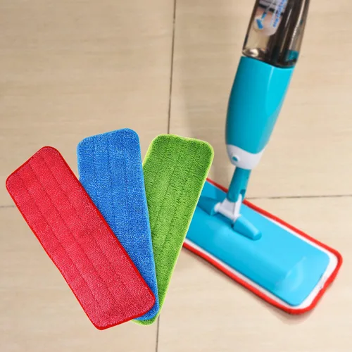Vista 2 de Shappy Paquete de 3 almohadillas de microfibra reutilizables para mopa de rociador, almohadillas de limpieza para mopa húmeda y seca, almohadillas