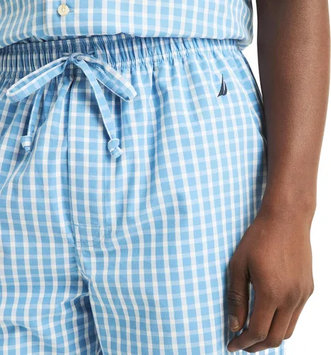 Vista 3 de Nautica Pantalón de dormir de popelina a cuadros para hombre