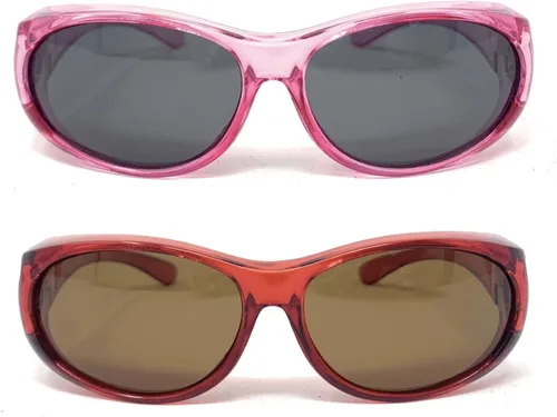 Vista 10 de The Boca - Gafas de sol polarizadas coloridas para mujer, ovaladas, rectangulares, para usar sobre gafas