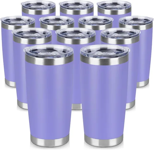 Vista 32 de Vaso Térmico de 20 oz de Acero Inoxidable Vasos Térmicos a Granel con Tapa Aislamiento de Doble Pared Tazas de Café Térmicas para Bebidas Calientes