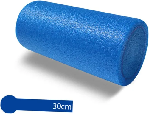 Vista 2 de Epe Yoga Roller Columna Sólida Fitness Masaje Stick Azul Herramienta de Equilibrio Alto Elástico para Pilates Alivio Muscular y Cuerpo