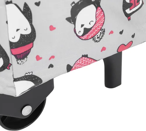 Vista 9 de Carrito de compras plegable con ruedas,Carro doméstico Carros de comestibles que reducen la carga,Carritos de compras de moda y prácticos