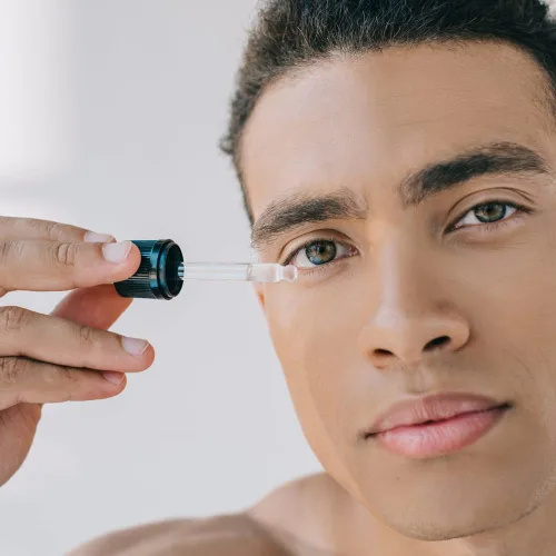 Vista 5 de Gentlehomme Suero de retinol antienvejecimiento para hombres, suero hidratante con ácido hialurónico, vitamina B6 y aloe vera, reduce los signos