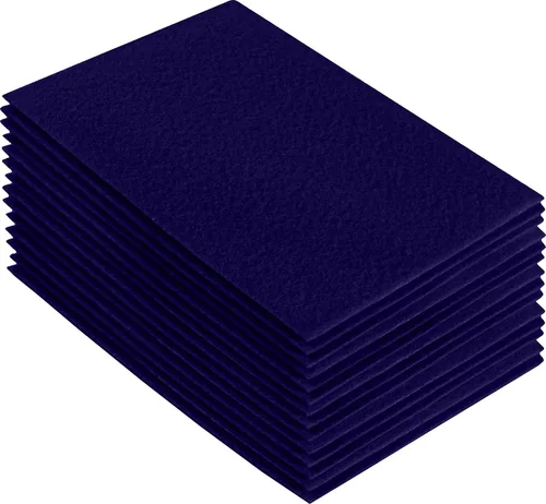 Vista 214 de FabricLA Hojas de fieltro acrílico para manualidades, cuadrados de fieltro precortados suaves de 4 x 4 pulgadas (3.9 in x 3.9 in), utiliza hojas