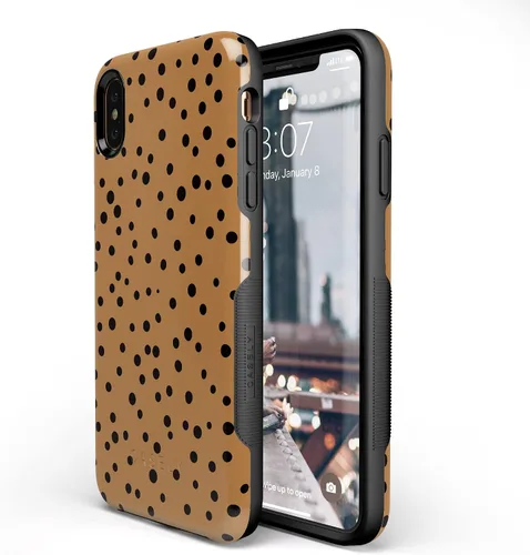 Vista 115 de Casely Funda para iPhone Xs Max Funda con estampado de festival (solo buenas vibraciones)