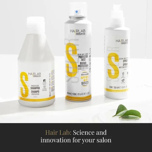 Vista 6 de SALERM - Spray para el cabello impermeable y reparador - Hair Lab Solar - 6.8 fl oz - Protector térmico para cabello seco o dañado por el sol