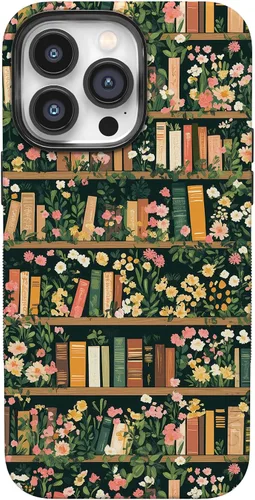 Vista 48 de Casely - Funda para iPhone 14 Pro Max, flores pintadas, Frida Kahlo Floral Girly, compatible con MagSafe