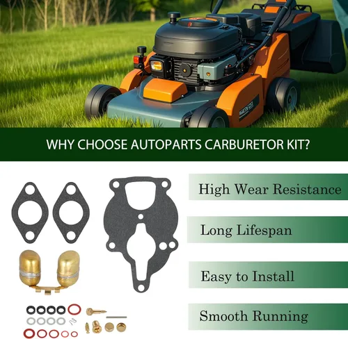 Vista 7 de Autoparts - Kit de carburador para motor Wisconsin VH4D VHD TJD, sustituye a LQ39
