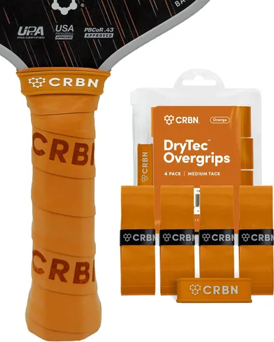 Vista 9 de CRBN Pickleball - Overgrips Drytec™ - Cinta adhesiva para pala de pickleball - Absorbe el impacto y la humedad - Pack de 4