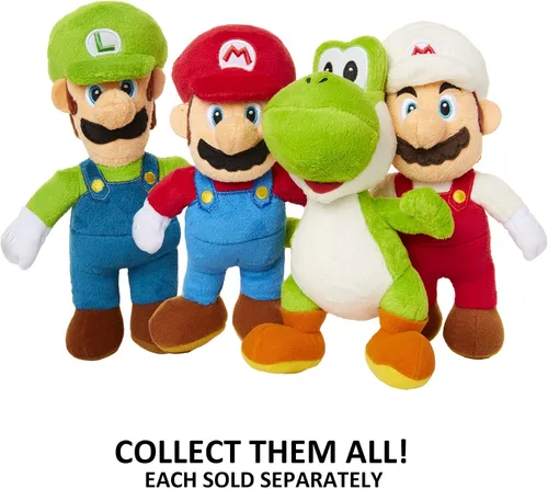 Vista 6 de Super Mario Yoshi - Figura de peluche de 6 pulgadas