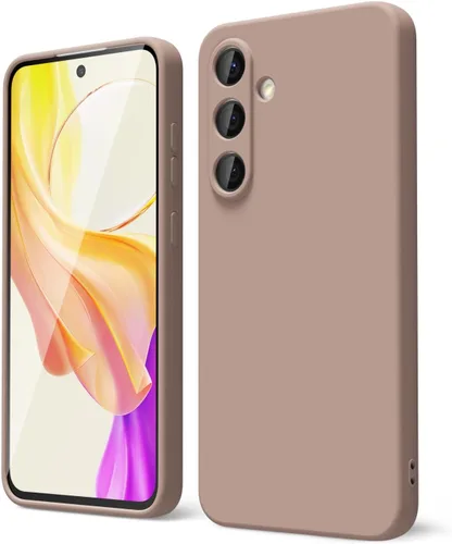Vista 353 de oakxco Funda para teléfono Samsung Galaxy S8 de silicona líquida, delgada y fina de gel de goma suave TPU cubierta protectora simple llana