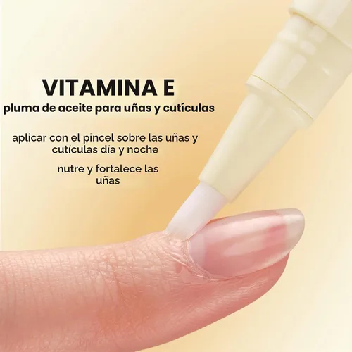 Vista 4 de Sally Hansen Bolígrafo de tratamiento de uñas y cutículas con vitamina E Hidrata y acondiciona las uñas secas Fórmula nutritiva con aceite