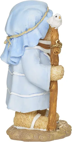 Vista 2 de Roman Cherished Teddies Joseph Bear Figurine 3.7 Pulgadas Multicolor