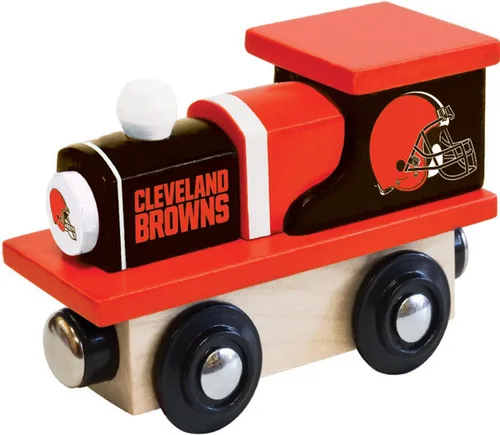 Vista 17 de MasterPieces NFL San Francisco 49ers - Tren de juguete de madera real, para mayores de 3 años, color negro