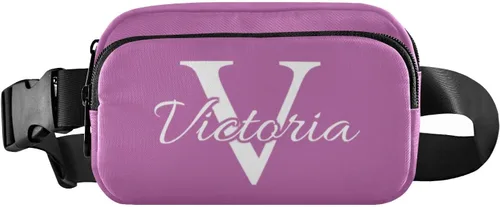 Vista 28 de Riñoneras personalizadas para mujeres y hombres, bolsa de cinturón personalizada con correa ajustable, riñoneras de moda, bolsa cruzada para la #01