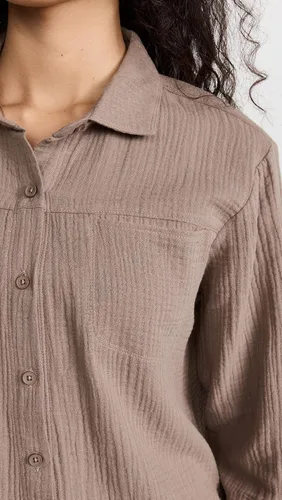 Vista 6 de Splendid Camisa con botones de gasa Addie para mujer