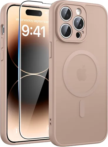 Vista 30 de FNTCASE - Funda para iPhone 16, apta para Magsafe, color blanco