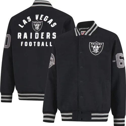 Vista 24 de Ultra Game Men's NFL Official Classic Varsity Coaches Jacket Coat