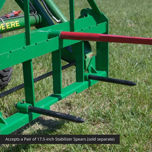 Vista 6 de Titan Attachments Accesorio de marco de horquilla de 46 pulgadas, velocidad de 4,500 libras, se adapta a cargadores John Deere