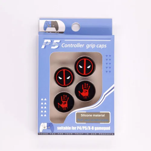 Vista 2 de Cubierta de silicona para agarre de pulgar para Steam Deck PS5 PS4 Joystick, agarre de pulgar para Xbox One Controller Thumstick Cover (1)