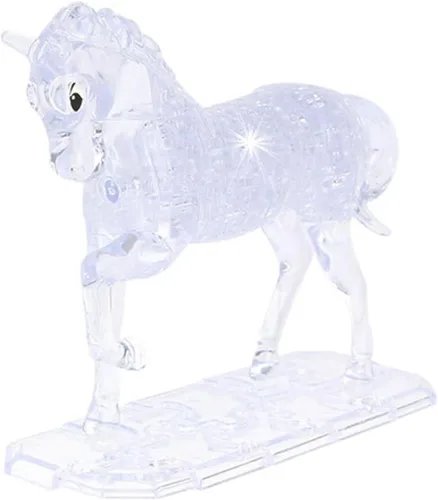 Vista 16 de Rompecabezas de cristal 3D clásico para automóvil, rompecabezas de cristal para rompecabezas a partir de 16 años, 54 piezas (negro)
