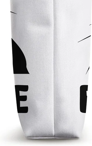 Vista 3 de Ew people - Divertido amante de los gatos negros para mujeres y hombres, divertido bolso de mano con frase de gato
