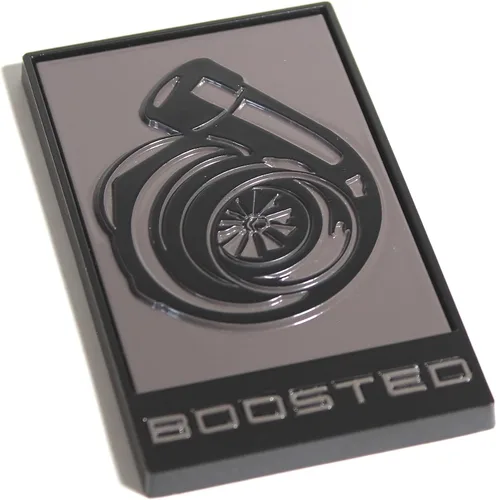 Vista 10 de Insignia estilo GT350 potenciada (blanco) (azul)
