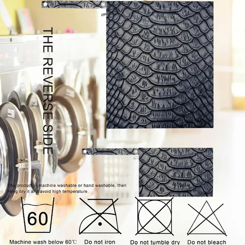 Vista 6 de 2 bolsas húmedas con estampado 3D de piel de serpiente con bolsillos con cremallera, lavable, reutilizable, espaciosa, bolsa de pañales para viajes