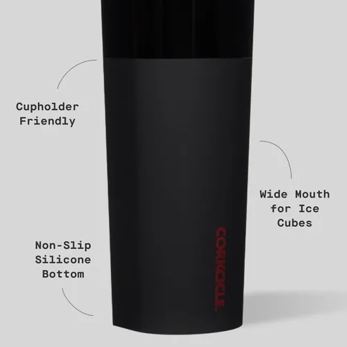 Vista 4 de Corkcicle Cantimplora Deportiva – Mantiene las bebidas frías 25 horas – Acero inoxidable con triple aislamiento – Tapa enroscable – Botella