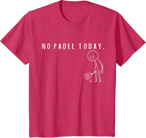 Vista 71 de No Padel Today Funny Padel Stickman Padel Playera Jugador de Tenis