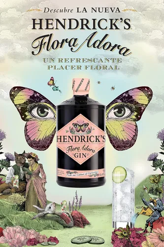 Vista 3 de Hendricks Flora Adora Ginebra, 750 ML